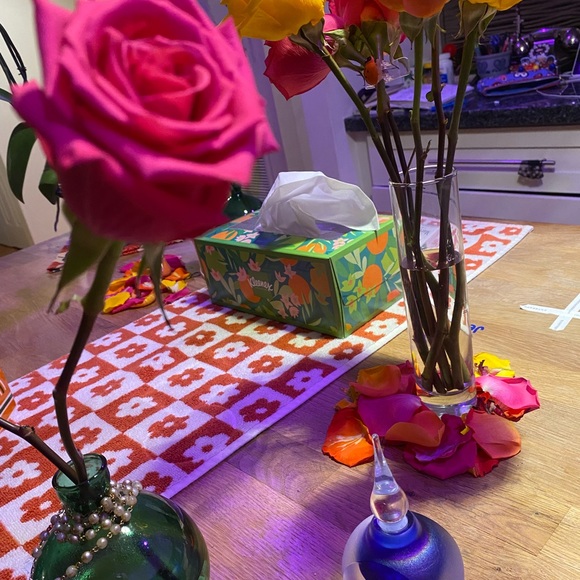 🎲🎸VINTAGE COBALT BLUE PERFUME BOTTLE🎸🎲 - Picture 4 of 10